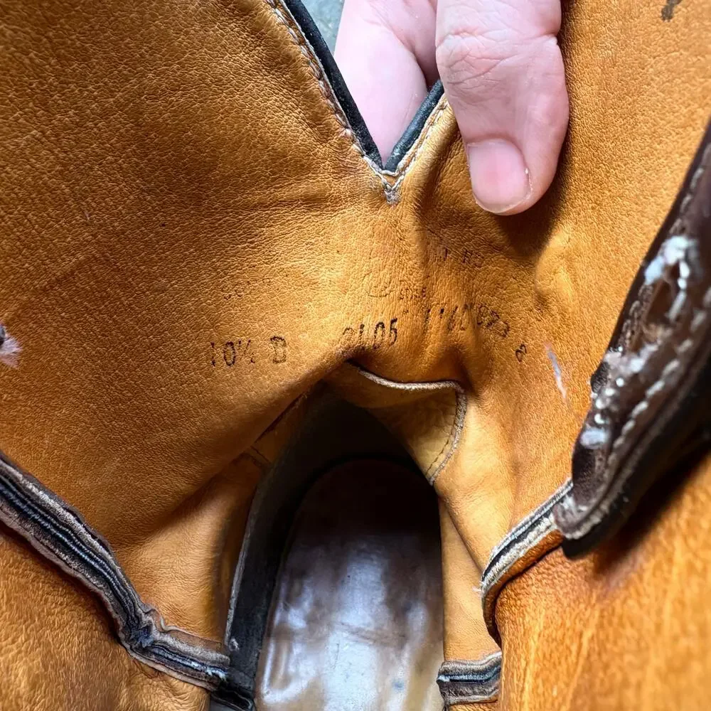 Beautiful Vintage Polished‎ Justin Cowboy Boots